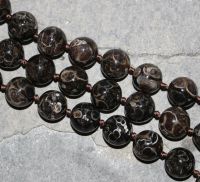Turitella Achat - Kugel - 12mm - Kettenstrang
