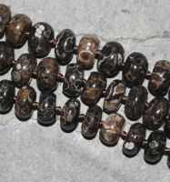 Turitella Achat - Rondelle - 12-13mm - Kettenstrang