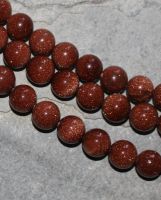 Goldfluss - Kugel - 10mm - Kettenstrang