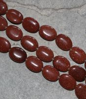 Goldfluss - Oval - 15x12mm - Kettenstrang
