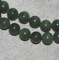 Jade Kanada - Kugel - 10mm - Kettenstrang