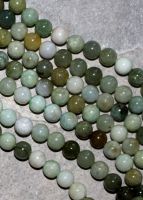 Jade Burma - Kugel - 8mm - Kettenstrang