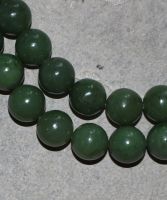 Jade Kanada - Kugel - 14mm - Kettenstrang