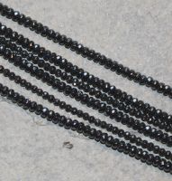 H�matit - Rondelle - facettiert - 3mm - Kettenstrang