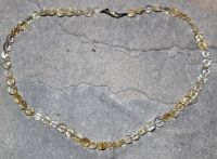 Citrin - Disc - facettiert - 7-8mm - 45cm - Edelstein Kette