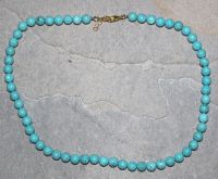 Magnesit - Kugel - 8mm - 45cm - Edelstein Kette