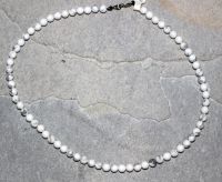 Magnesit - Kugel - 6mm - 45cm - Edelstein Kette