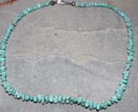 T�rkis - Nuggets - 6-8mm - 50cm - Edelstein Kette