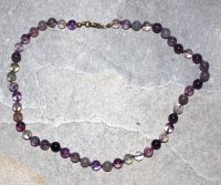 Fluorit - Kugel - 8mm - 45cm - Edelstein Kette - 3 St�ck