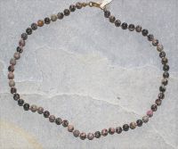 Rhodonit - Kugel - 6mm - 45cm - Edelstein Kette
