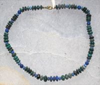 Chrysokoll - Lapis -6-10mm - 50cm - Edelstein Kette