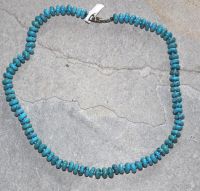 T�rkis - Rondelle - 7,5-8,5mm - 45cm - Edelstein Kette