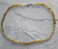Opal gelb - Kugel - 6mm - 45cm - Edelstein Kette