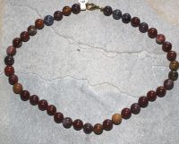 Jaspis - Kugel - 10mm - 45cm - Edelstein Kette