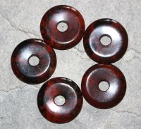 Jaspis Brekzien - Donuts - 30mm - Anh�nger - 5 St�ck