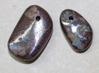 Boulder Opal - Freeform gebohrt - Anh�nger - 2 St�ck