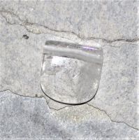 Bergkristall - U-Shape gebohrt - Anh�nger - 30x30mm