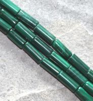Malachit - Zylinder - 14x6mm - Kettenstrang