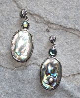 Paua Muschel - Anh�nger - Metall - 45m - 1 St�ck