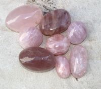 Rosaquarz - Trommelsteine - Jumbo - 1 kg