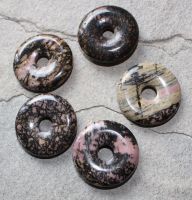 Rodonit - Donuts - 30mm - Anh�nger - 5 St�ck