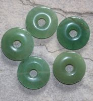Aventurin - Donuts - 30mm - Anh�nger - 5 St�ck