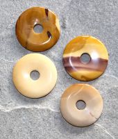 Mookait Jaspis - Donuts - 40mm - Anh�nger - 4 St�ck