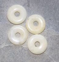 Calcit - Donuts - 40mm - Anh�nger - 4 St�ck