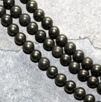 Pyrit - Kugel - 8mm - Kettenstrang