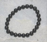 Shungit - Kugel - 8mm - Armband Elastik - 1 St�ck