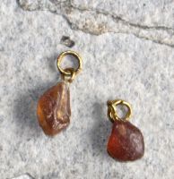 Zirkon - Anh�nger - Rohstein mit �se - 2 St�ck
