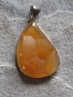 Carneol - Anh�nger - Cabochon mit Fassung - 1 St�ck