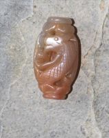 Edelstein Mix - Tiersymbol - Anh�nger mit Bohrung - 1 St�ck