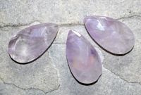 Amethyst - Tropfen facettiert - gebohrt - Anh�nger - 1 St.