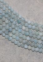 Aquamarin - Kugel - 4mm - Kettenstrang
