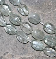 Aquamarin - Oval - 6-8mm - Kettenstrang