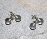 Bergkristall - Kugel - 8mm - Ohrstecker - Silber - 2 Paar