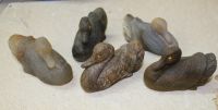 Ente Tier Figur - Edelsten Mix - 75-80mm - 1 St�ck