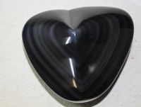Regenbogen Obsidian - Herz - 11x9,5x7cm - Einzelst�ck