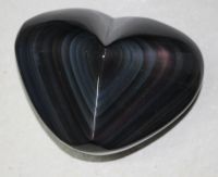 Regenbogen Obsidian - Herz - 12x8x7cm - Einzelst�ck