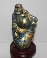 Labradorit - Buddha - 15cm - Einzelst�ck