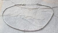 Kette aus Metall - stahlgrau - 3mm -  45 cm - 5 St�ck
