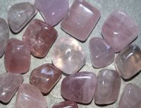 Rosaquarz Madagaskar - Trommelsteine - 500 Gramm