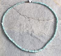 Larimar - Rondelle facettiert - 3-5mm - 45cm - Edelstein Kette