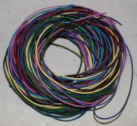 Lederband Rind - BUNTE MISCHUNG - 2mm - 1 Meter - 50 St�ck