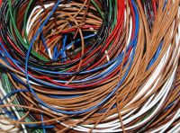 Lederband - BUNTE MISCHUNG -  1mm - 1 Meter - 100 St�ck