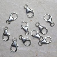 Karabiner Verschluss - Sterling Silber - 16mm - 10 St