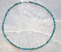T�rkis - Kugel - 4-4,5mm - 45cm - Edelstein Kette