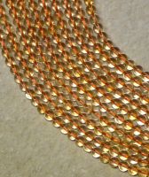 Citrin - Kugel - 4mm - Kettenstrang