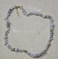Chalcedon - Splitter - 45cm - Edelsteinkette - 10 St�ck